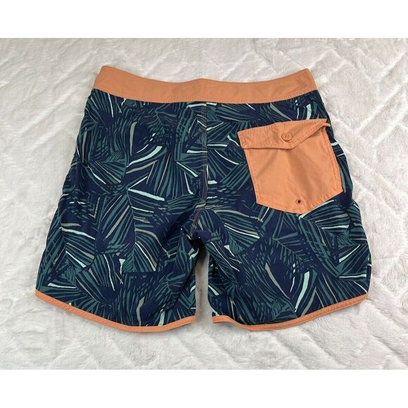 Patagonia Board Shorts Men's Hydropeak Stretch Floral Water Swim Trunks - Sz 30 - Picture 3 of 9